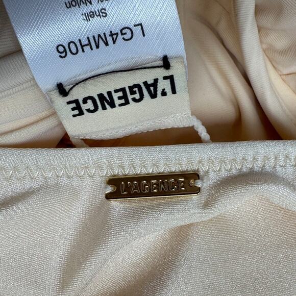 L'Agence Leila Belted Halter One-Piece Swimsuit Size XL - Picture 7 of 12